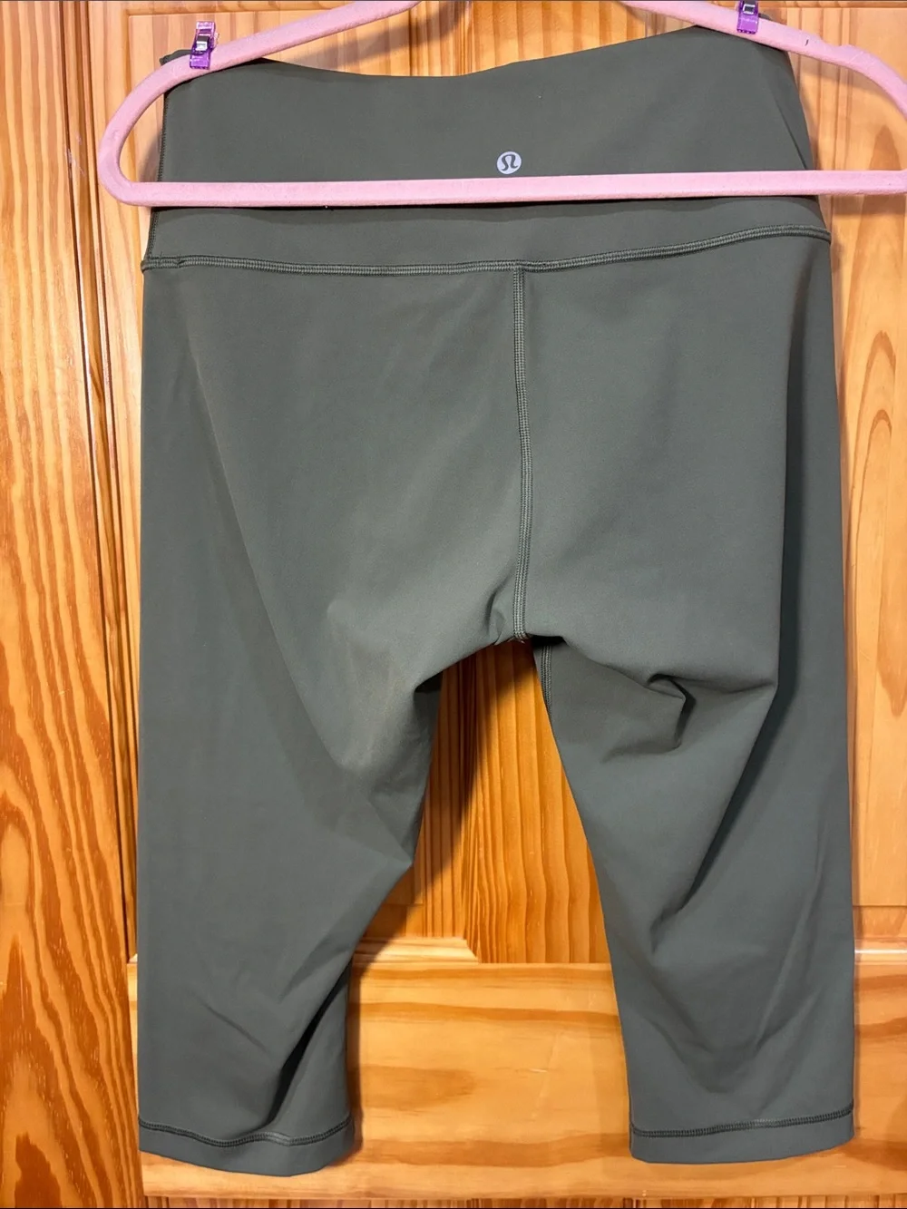 lululemon athletica Olive Green Capri Leggings